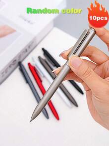 أقلام جل جمالية 0.5 مم نقطة دقيقة كتابة سلسة، 7 ألوان، قابلة للسحب، خالية من التلطيخ، جفاف سريع، مثالية لكتابة ملاحظات اليومية، لوازم مكتبية وأدوات مدرسية عصرية (6 قطع/10 قطع)