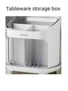 1 حامل أدوات المائدة، منظم أدوات متعدد الوظائف لأسطح المطبخ، رف شوكة وملعقة وسكين للحفلات، مصفاة أسطوانية لأدوات المائدة