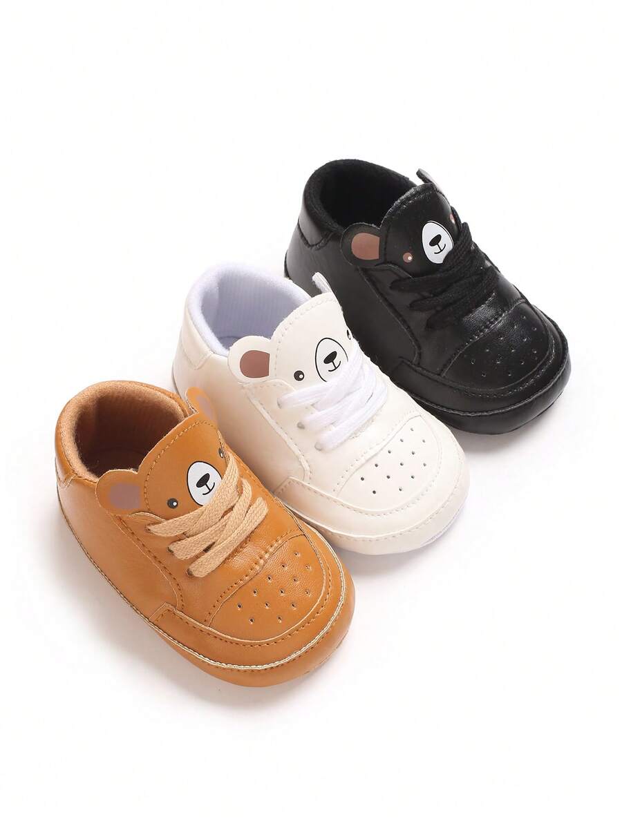 软底新款婴儿鞋，男童休闲皮鞋，透气防滑婴儿鞋，春秋 - 白色 - 查看 1