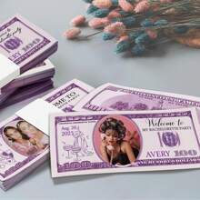 20/40/60/80/100 pièces, Faux billets pour anniversaire de mariage, billet de dollar de mariage personnalisé, votre visage sur l'argent, billet de 100 dollars personnalisé, argent de jeu pour fête de fiançailles, visage personnalisé sur un billet d'un dollar, faux billets avec photo, argent de jeu pour enterrement de vie de garçon, argent factice