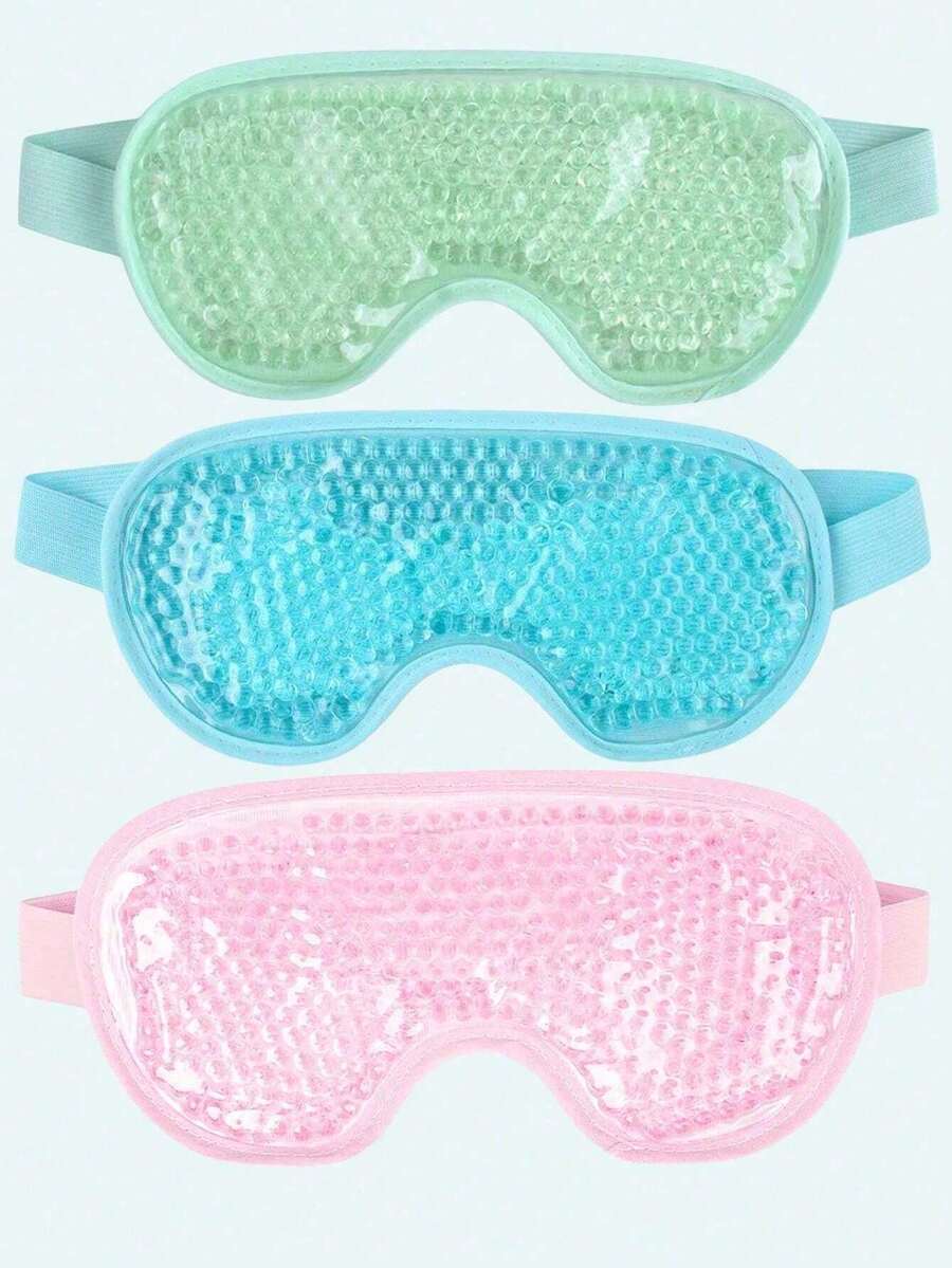 1pc Reusable Eye Massage Ice Pack, Cooling Eye Mask Gel Eye Mask, Relieves Puffy Eyes, Headaches, Great Gift For Christmas, Valentine's Day, Mother's Day - Multicolor - View 1