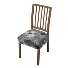 1/2/4/6pcs Printed Stretch Removable & Washable Dining Chair Seat Covers Room Decor Home Decor