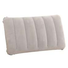 休闲三角枕，超轻充气露营旅行枕-PVC天鹅绒充气小睡枕，户外露营徒步充气枕，可压缩、紧凑、舒适、符合人体工程学的充气枕，可在露营、徒步旅行和背包旅行时支撑颈部和腰部，是度假和户外活动的绝佳礼物