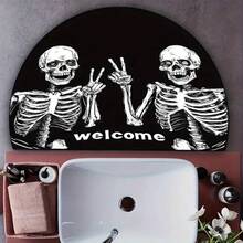 1pc Design Doormat, Small Rug, Welcome Mat, Carpet, Floor Mat, Outdoor Doormat, Kitchen Rug, Home Decor, Front Door Mat, Area Rug, Outdoor Mat, Home Decor, Area Carpet, Garden Carpet, Washable Plush Rug - Multicolor - View 2