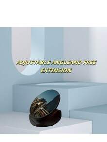 1pc Customized Photo Design Foldable Telescopic Car Phone Holder, Birthday Gift, Holiday Gift, Valentine's Day Gift - Black - View 5