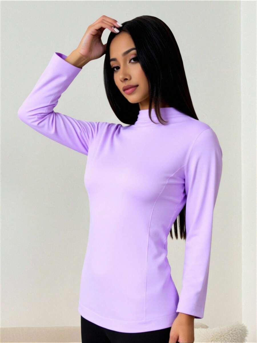 Women Tops - Lilac Purple - View 1