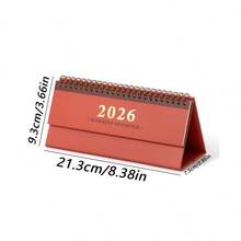 Calendario de escritorio mini 2026, versión horizontal minimalista, estilo INS, decoración de escritorio, planificador, seguimiento mensual - Unitalla - Ver 2