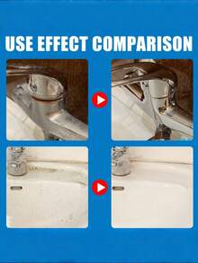 多用途浴室泡沫清洁喷雾 - 有效去除淋浴房玻璃水垢、不锈钢洗脸盆清洁剂和浴室缸体水垢，打造洁净闪亮的浴室 - 彩色 - 查看 3