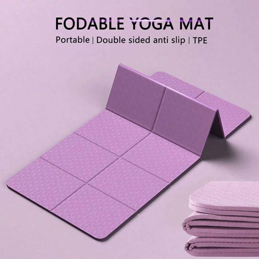 180x80cm TPE Yoga Mat, Suitable For 1-2 People, Thick & Wide, Non-Slip - Great For Yoga, Jumping Rope, Sit-Ups, Dancing And Napping - Multicolor - View 1