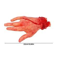 Halloween Decoration Horror Props Bloody Severed Finger Eyeball Ear Prank Toys Fake Body Organs Used For Haunted House Party Supplies, Halloween Decorations, Bizarre Home Decorations, Halloween Party Supplies - Multicolor - View 6