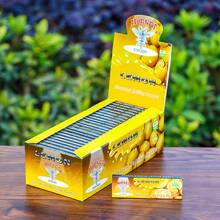 50 Booklets (2500 Sheets)/Box, HORNET Flavored Rolling Papers 1 1/4 Size, 50 Sheets/Booklet, Multiple Flavors Available, Portable Boxed Rolling Papers Smoking Accessories