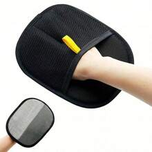 Pet Fur Static-Removing Gloves - A Reusable Pet Grooming Glove Designed Specifically For Removing And Detaching Cat/Dog Hair - Double-Sided Pet Grooming Gloves - 黑色 - 查看 1