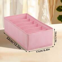 Bộ 4 giỏ đựng đồ cho bé, hộp đựng đồ bằng vải không dệt có thể gấp gọn với nhiều ngăn để đựng tất, đồ lót, áo ngực, cà vạt, khăn quàng cổ, đồ chơi trẻ em, giúp tiết kiệm không gian trong ngăn kéo. - Nhiều màu - Xem 27