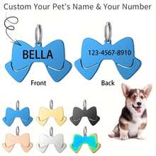 [Durable Build] Customizable Pet ID Tag For Dogs & Cats - Durable Zinc Alloy, Engraved With Name & Phone Number, Colorful Cat Face Design, Multiple Colors Available, Pet Identification | Colorful Pet Tags | Engraved Pet Tags - Multicolor - View 25