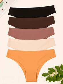 Kit 6 Calcinha Sem Costura Lingerie Feminina