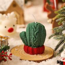 Bougie d'aromathérapie en forme de petit gant tricoté de Noël, cadeau d'accompagnement, décoration d'ambiance de Noël. Bougie d'aromathérapie, décoration de maison de Noël, décoration de pièce, hiver