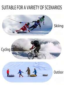 1 Paar Touchscreen Ski Handschuhe, wasserdicht, thermisch gefüttert, dick & warm, windundurchlässig, geeignet für Outdoor-Sport, Motorradfahren, für Frauen, Winter - Modische Winter-Skihandschuhe mit Samtverdickung - Übersicht 7