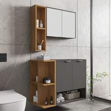 DoceLar Store Gabinete Banheiro Ibiza 2 Portas Armario 2 Portas Espelheira