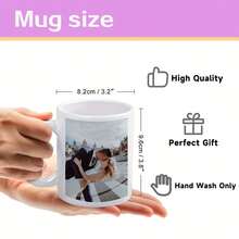 Custom Photo Mug Grandma, Personalized Photo For Grandma, Photo Mug Mom, Mug With Photo And Text, Personalized Photo Coffee Mug, Picture Cup,Custom Name Mug- Perfect Gift For Best Friends, Or Family - Ideal For Birthdays, Or Any Special Occasion, Valentine's Day Gift,Gift For Her, Gift For Him, Gift For Friends, Home Decor, Decoration, Personalized Gift, Custom Gift,Multi-Functional,Adjustable, ,Ornamental,Reusable,Easy To Clean,Exquisite,Adorable,High-Quality,Modern,Colorful,Cute,Comfortable,Stylish,Custom,Personalized,Unique,Ideal Gifts For Him,Ideal Gifts For Her,Boyfriend,Girlfriend,Dad,Mom,Family,Friends,Son,Daughter,School Students,Office,Tea Room,School,Home,Home Refresh - White - View 4