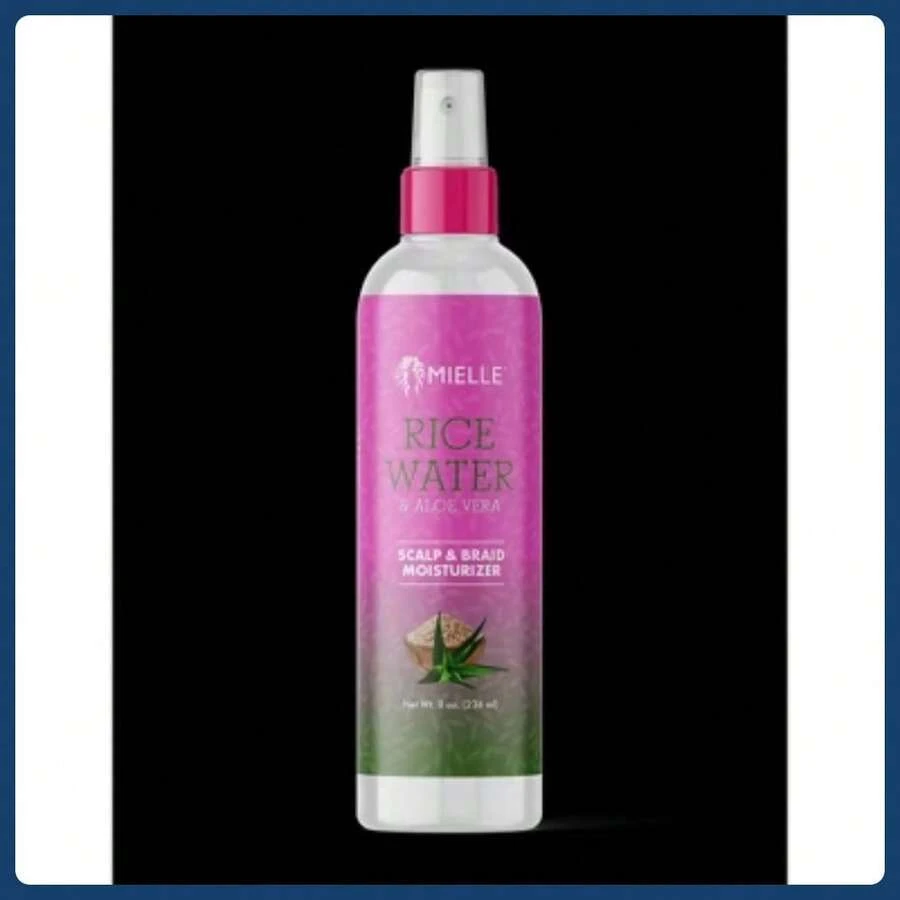 Rice Water & Aloe Vera Braid & Scalp Moisturizer For Hydration & Nourishment 8 Oz