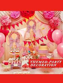 1Roll Ribbon Christmas Tree Wire Ribbon Satin Striped Edge Wrapping, Suitable For Crafts DIY Party Garden Home Wreath Bow Decorations Red And White