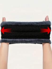 Set da 4 pezzi per l'inverno - Gilet trapuntato e berretto, guanti spessi, calze antiscivolo e scaldacollo - Protezione leggera per il freddo per avventure all'aperto, sport, Ognissanti, Medio Autunno e gaming, design elastico unisex, berretto invernale da uomo, attrezzatura resistente al freddo, materiale confortevole e elastico, tessuto durevole, adatto per appassionati di sport e partecipanti a festival