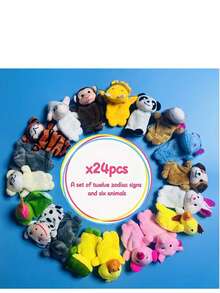 10/15/24 Plush Animal Finger Puppet Sets-Ideal For Birthday Christmas/Halloween/Birthday Gifts For Games And School Activities Perfect For Storytelling Educational Games, And Creative Expression-The Ideal Gift