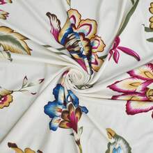 1/2/4/6件印花弹力可拆卸可洗餐椅座套