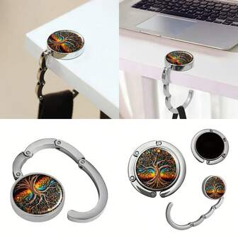 可折叠钱包挂钩、便携式包包挂钩、钱包和学生包挂钩