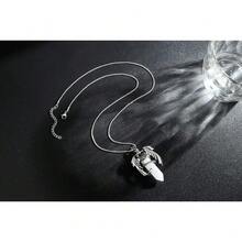 XIANNVXI Crystal Healing Stone Necklace For Men Women Amethyst Vintage Dragon Necklace Cool Simple Retro Natural Reiki Spirtural Witch Gemstone Pendant Jewelry-901744 - F-ClearQuartz - 查看 4