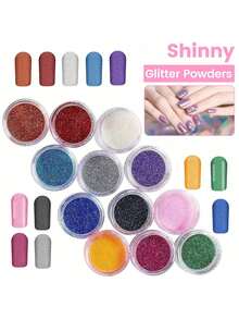 Nail Kit Set Professional Acrylic With Everything,  Including Crystal Powder + Glitter + Patch + Frustration Nail Knife, Etc. DIY Nail Art Tool And Supplies For Beginners - Nhiều màu - Xem 9