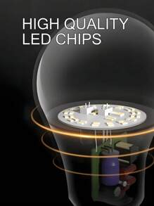 2/4/6/8pcs E27 12W LED Bulbs, Equivalent To 90W Incandescent, 6500K Cool White, 1200 Lumens Super Bright Bulbs, Suitable For Living Room, Kitchen, Bedroom And Office - 12W Light Bulb - View 4