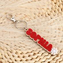 1PC Customized Double-Layer Acrylic Name Keychain, Customizable Acrylic Keychain, Customizable Name, Multiple Colors To Choose From, Colorful Name Key Chain, Unique Key Chain, Personalized Acrylic Key Chain, Teen Name Keychain, Girl Gift, Ideal Gift For Women, Best Back To School Gift, Suitable For Teenagers And Adults, Christmas Gift, Halloween Gift, Anniversary Gift