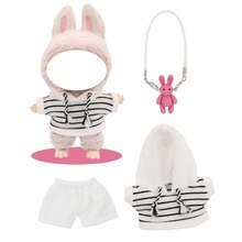 حقيبة كتف بشكل أرنب جميل، طقم بلوزة وبنطلون جديد، ل- ، هدية عيد ميلاد وعطلة (باستثناء الدمية الناعمة)