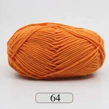 1 pezzo Filo di lana di latte a 5 strati, adatto per realizzare borse, sciarpe, cappelli, maglioni, bambole fai-da-te, 50g/pezzo (confezione casuale) - Multicolore - Visualizzare 25