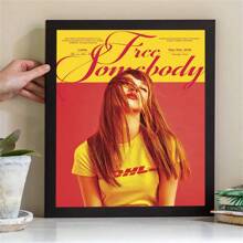 1 PC Album Poster Canvas Painting - Hip-Hop Themed Decorative Painting, Wall Art For Bedrooms, Offices, And Dorms, Gift For Music Fans, High-Quality Printed Art Signature Design, Unframed