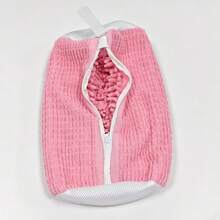 1pc 360° Shoe Washing Machine Bag For All Shoe Types - Anti-Deformation, Machine Washable, Air-Drying, Protective Laundry Bag With Rich Fleece Inside, Perfect For Sneakers And Casual Shoes