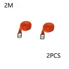 2 szt. Lina napinająca do samochodu, mocny pas z grzechotką, pasek mocujący do bagażu samochodowego, do ciężarówki, motocykla, roweru, łodzi