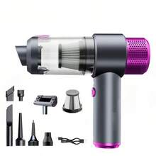 Easypie Selection 1 Stück 90W Hochleistungs-Autostaubsauger, super starke Saugkraft, Hochleistungs-Autostaubsauger und Luftdüse, 4-in-1 tragbarer Mini-Autostaubsauger, Handstaubsauger für Auto, Zuhause und Büro, perfekte Geschenke für Freunde, Abschlussgeschenke, Geschenke zum Schulanfang, Weihnachtsdekoration, Valentinstag-Geschenke, Geschenke für Mama und Papa, Halloween, Thanksgiving, personalisierte Geschenke, Geburtstagsgeschenke, Neujahrgeschenke