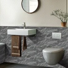 4pcs/8pcs Kitchen Backsplash Faux Marble Brick Pattern Wall Stickers, Home Decor, Dining Room Vanity Decor Self-Adhesive, Waterproof Kitchen Renovation Wallpaper