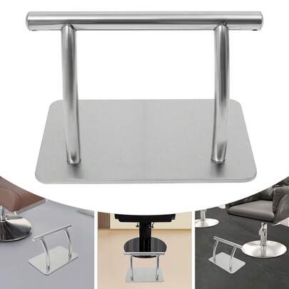 kangten Barber Salon Footrest, Stainless Steel Barber Chair Footrest