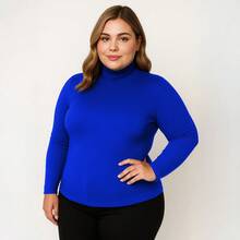 KIT 3 Women's Blouse Women's Cold Weather Blouse Women's Turtleneck Blouse Cacharrel Blouses - 因此 + 米色 + 瑪薩拉色 - 查看 9