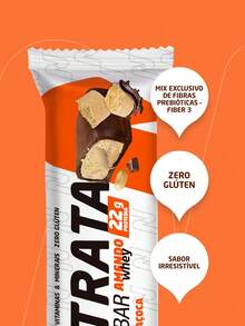 Nutrata Protobar Protobar Almond Whey Paçoca Display With 9 Bars 70g - 花生帕科卡 - 查看 3