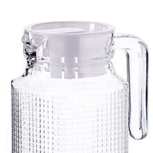 Thick Glass Jug For Juice And Water, 1 Liter, With Lid, Luxury, Chile, Canada, Mexico - Mexico 1L - View 2