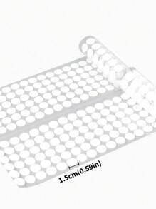 200/400个（100/200对）黑色或白色自粘圆形魔术贴，点状胶粘钩环，透明圆形粘胶底座，双面强力魔术贴，适用于学校教室幼儿园静音书、办公室、家庭等场所。 - 彩色 - 查看 13