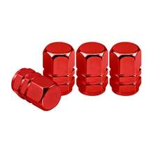 4pcs Aluminum Tire Valve Caps - Corrosion Resistant, Fits Cars, Trucks, Motorcycles & Bikes