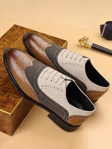 Mocasines para hombres, zapatos de oficina con cordones para negocios, zapatos para negocios, estilo New England, mocasines casuales, zapatos casuales de moda para hombres, zapatos de boda