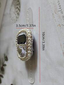 1pc/3pcs Portable Pearl & Rhinestone Digit Ring Counter, Suitable For Outdoor Counting, Prayer Props, Warehouse Inventory, Artifact Preservation, Festival Gifts, Elastic Design With Auto Power-Off Function - Multicolor - View 9