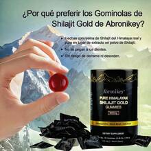 Pure Himalayan Shilajit Gummies Gold 60 Gummies Shilajit Suplemento Nutritivo Pura Energía Natural Mejor Vitalidad Antioxidante Salud - Otros - Ver 5