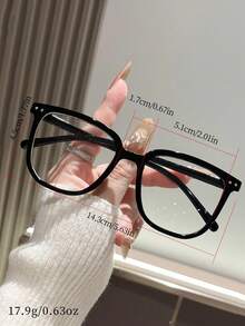 3pcs Glasses - Fashion Square Fake Eyeglasses, Anti Ray Computer Gaming Glasses, Blue Blockers Glasses For Women/Men